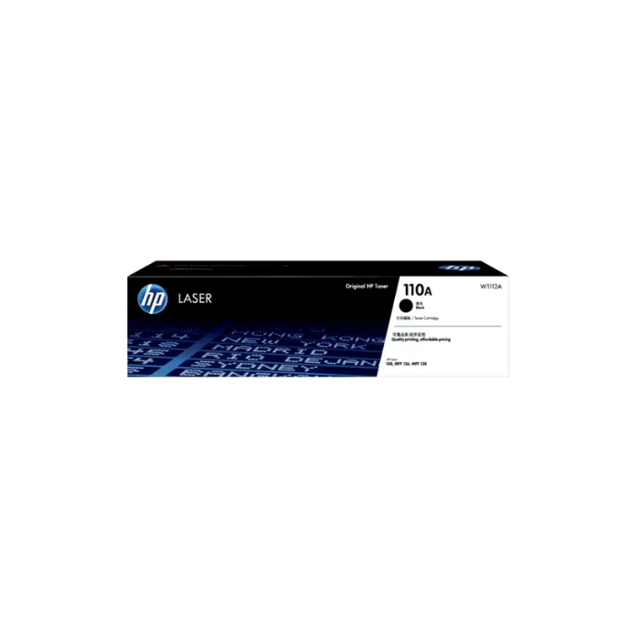 HP 110A Black Original Laser Toner Cartridge- W1112A