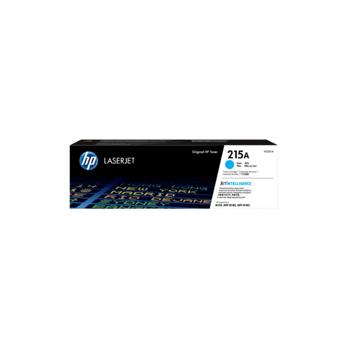 HP 215A Cyan Original LaserJet Toner Cartridge- W2311A